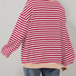 🎉 Exclusive Deal, Only Here and Now! 😲-Women's Oversized Striped Long Sleeve Pullover (Buy 2 Free Shipping)